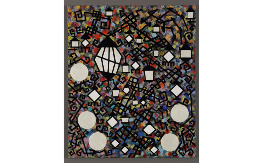 本田雅啓(PICFA)作「ガイトウ」原画【巨大絵画 絵画 アート ライブペイント PICFA 福祉 原画 １点もの】 K055008