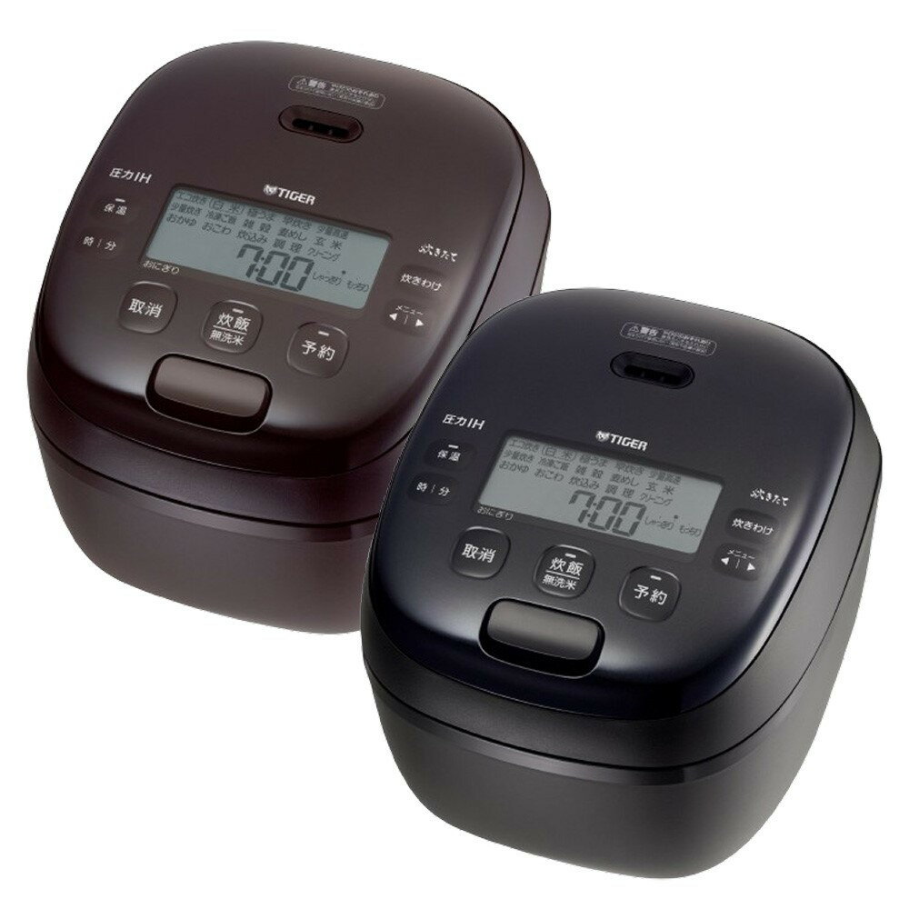 【ふるさと納税】【2025年新製品】タイガー魔法瓶 圧力IH炊飯器 JRI-H100 5.5合炊き ブラック ディープブラウン