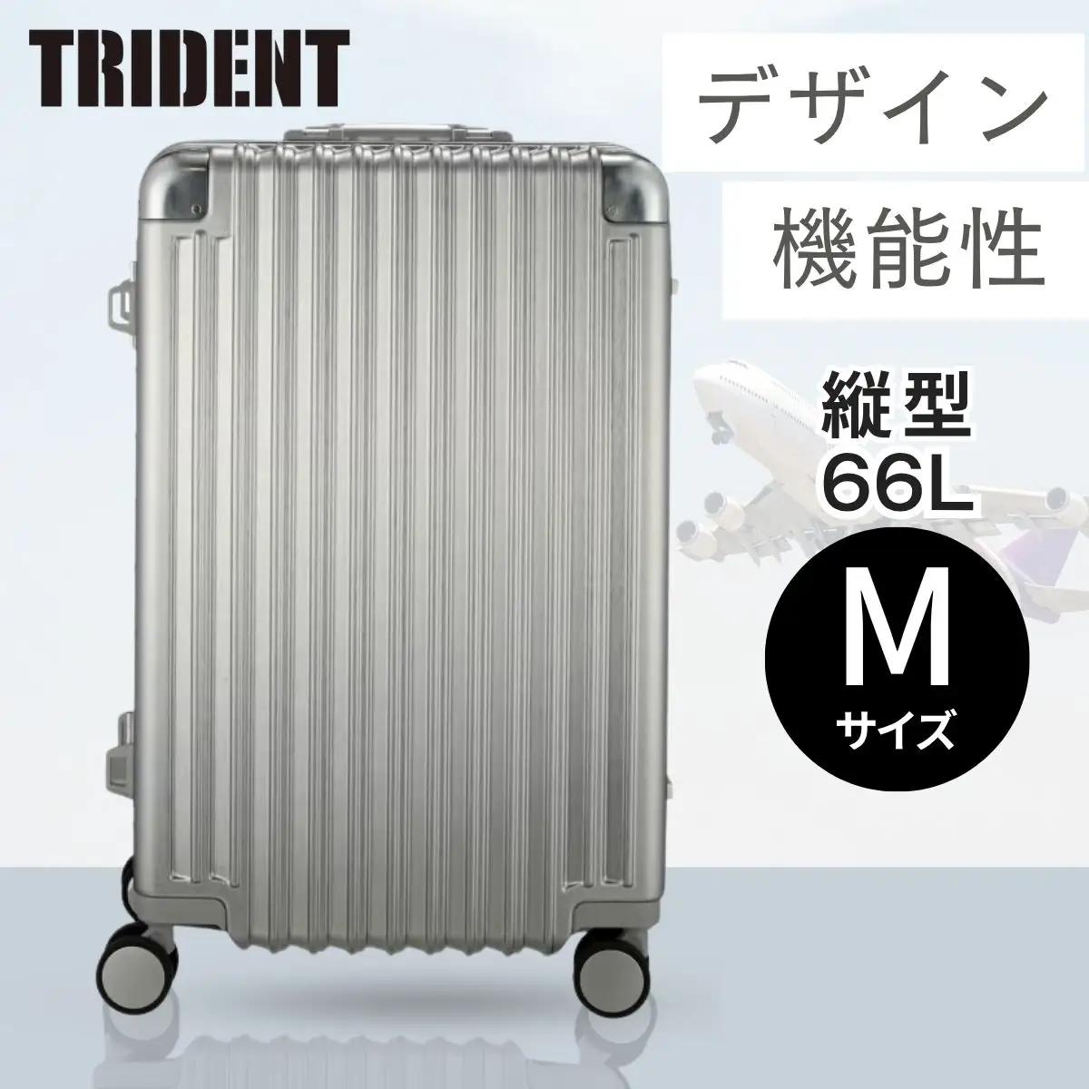 キャリーケース トライデント シルバー TRI1030-60 【66L・Mサイズ】 | キャリーケース