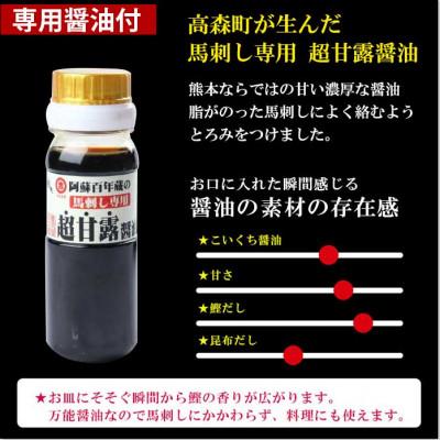 ふるさと納税 南小国町 【国産】熊本馬刺し とろとろ霜降りセット 中トロ 250g(南小国) |  | 03