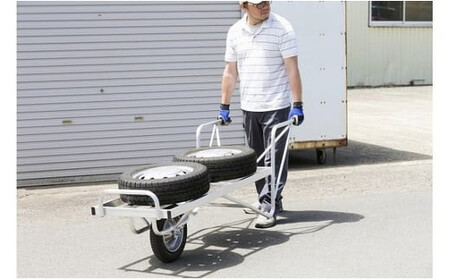 アルミ製 一輪車 かるねこ KL-3 【沖縄・離島配送不可】平型 運搬作業 農作業 ガーデニング 日用品 岩手県 北上市 M0070 三協製作所