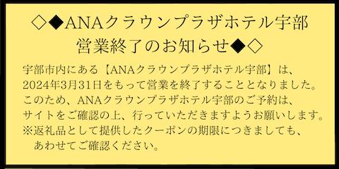 山口県宇部市 ANAトラベラーズダイナミックパッケージ割引クーポン3,000点分
