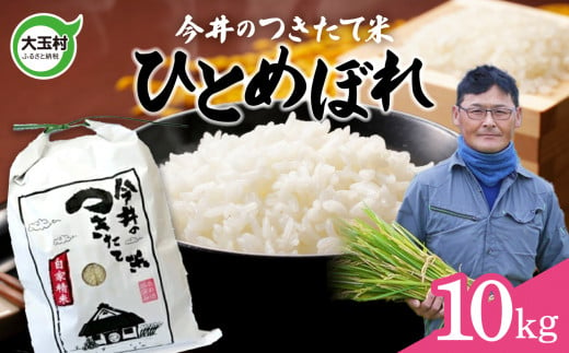 【 令和6年産 新米 】【 今井のつきたて米 大玉村 新米 10kg ひとめぼれ 】【OT08-012-R6】 福島県 米作り 福島 令和6年 お米 今井農園