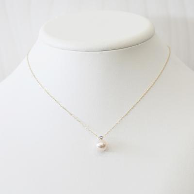 ふるさと納税 天草市 あこや真珠 ネックレス 8-8.5mm ホワイトピンク タンザナイト K10YG_S085-569 |  | 02