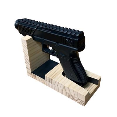 ふるさと納税 横手市 WOOD WORKS 日本製 ガンスタンド 1丁掛 3個セット【本体カラー:ナチュラル】 |  | 01