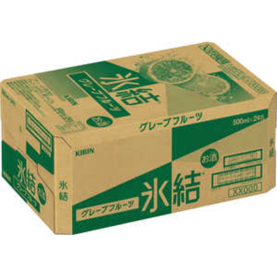 ＜キリンビール＞キリン 氷結(R) グレープフルーツ 500ml 缶（お酒）×24本