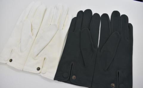 礼装用鹿セーム革手袋（ドレスグローブ）M-13　黒 26cm