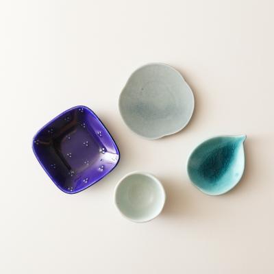 ふるさと納税 江東区 テシオ　豆皿セット　4枚組(無花果・緑) 【kt032-063】 |  | 01