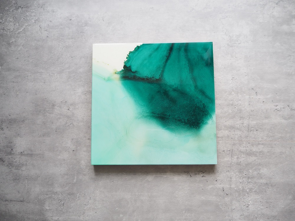 
                  原画 アルコールインクアート『 Mesopelagic 』抽象画
                