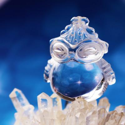 ふるさと納税 山梨県 【縄文アクセサリーDo_goods】透明の輝き「水晶ピュアどぐりん」ミニオブジェ　700-001