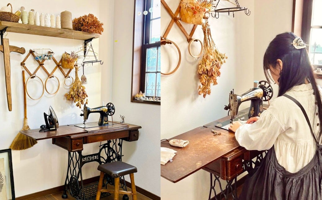 アフタヌーンティーローズピアス （ ボルドー ）