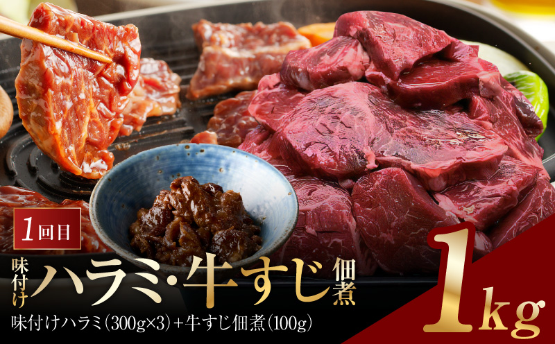 アキラ商店 肉三昧 わくわく 定期便 全5回【毎月配送コース お楽しみ 焼肉 ていきびん 焼くだけ 小分け BBQ やきにく 数量限定】 G4757
