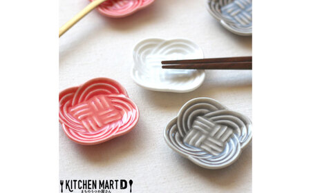 【美濃焼】 結 箸置き皿 白 4枚セット 瑞浪市 / JS企画 / 小田陶器 食器 プレート 皿 カトラリーレスト[AZAZ292]