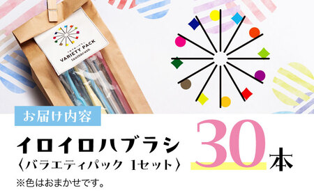 家用、会社用、お出かけ用！カラフルな色で生活を華やかに♪イロイロハブラシ 30本セット　愛媛県大洲市/株式会社アイテック[AGAX001]歯ブラシ歯磨き歯みがき歯ブラシ歯磨き歯みがき歯ブラシ歯磨き歯み