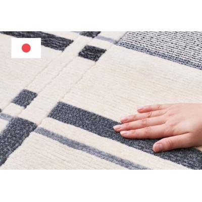 ふるさと納税 泉大津市 日本製　防炎カーペット　グレー　1枚　約190×190cm　600095912型 |  | 01