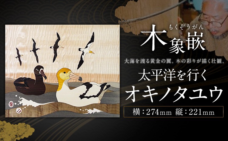 
                  千葉県伝統工芸品 木象嵌 太平洋を行くオキノタユウ 1枚 274mm×221mm 楽堂工房 《30日以内に出荷予定(土日祝除く)》千葉県 我孫子市 楽堂象嵌 工芸品 工芸 自然木 天然の木 アート 作品 木材 インテリア
                