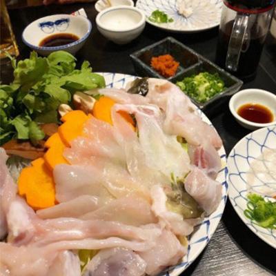 ふるさと納税 富田林市 ふぐ鍋セット　国産活けとらふぐてっさ・てっちりセット約2〜3人前　ヒレ付き【配送不可エリア注意】 |  | 03