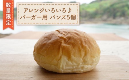 バーガー用バンズ 5個 [CEP030] 冷凍パン