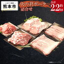 【ふるさと納税】熊本県産 火の君ポーク® 詰め合わせ 合計2.2kg 豚こまぎれ 細切れ こまぎれ ロース 生姜焼き用 肩ロース バラ 豚バラ 焼肉用 しゃぶしゃぶ用 豚 豚肉 肉 国産 九州産 熊本市産 冷凍 送料無料