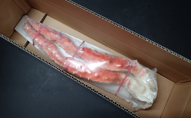 ボイルたらばがに脚約1kg(脚2本シュリンク)(エアブラスト凍結) ＜12月8日決済分まで年内配送＞ C-11056