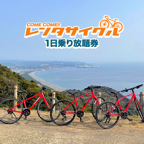 レンタ サイクル １日 乗り放題券 1枚(１台分)《30日以内に出荷予定(土日祝除く)》和歌山県 日高町 サイクリング 自転車 電動アシスト レンタル