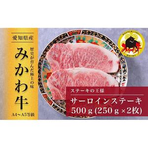 【みかわ和牛】特選和牛サーロインステーキ 250ｇ×2枚