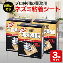 【ふるさと納税】超強力 プロ使用の業務用ネズミ粘着シート10枚入（3個セット）ネズミ捕獲 粘着シート 家庭 かてい 台所 だいどころ 超強力 楽天 返礼品 寄付 お歳暮 お祝い 贈り物 故郷納税 滋賀県 東近江 近　A-A07　株式会社SHIMADA