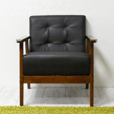 ふるさと納税 海南市 1Pソファ　オスロ　ブラック |  | 01