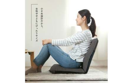 【グレー】Sフィット座椅子 椅子 座椅子 ウレタン リクライニング 岡山県 倉敷市