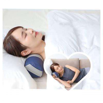 ふるさと納税 中野区 【特許・意匠取得】睡眠×整体で美と健康の願いを叶える《願えりまくらM》グレーネイビー |  | 02