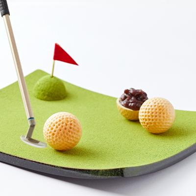 ふるさと納税 茨木市 ゴルフボールもなか　10ヶ入り　ゴルフコンペの景品やゴルフ好きな方へのご贈答にもオススメです。 |  | 03