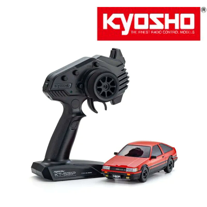 【ふるさと納税】ミニッツAWD　r/s　トヨタ　カローラレビンAE86　レッド/ブラック ／ 車 ラジコン 送料無料 神奈川県