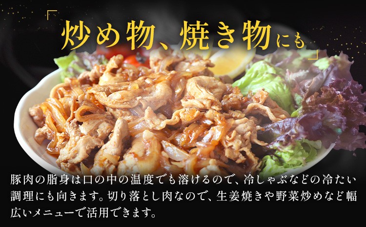 りんどうポーク 切り落とし 計1.6kg（400g×4パック） 熊本県産 ブランド 豚肉