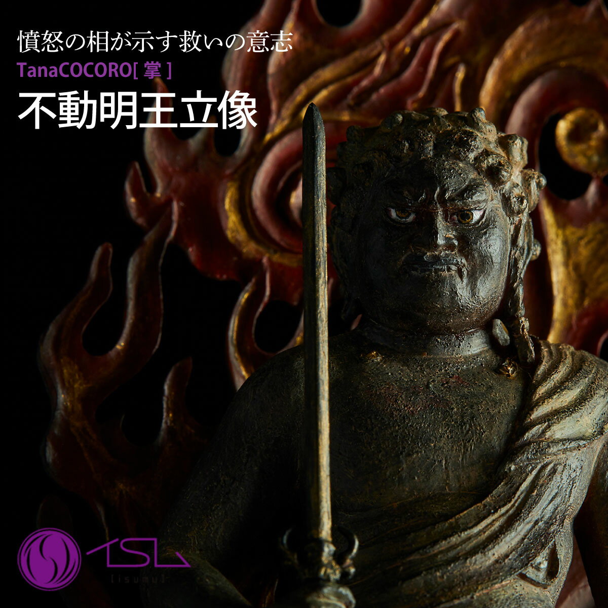 【ふるさと納税】仏像 TanaCOCORO[掌] 不動明王立像 | 守護神 風水 金運 開運 厄除け 本格 仏教 高級 アート デザイン お守り 縁起物 美術 インテリア雑貨 プレミアム 置物 家庭用 東松山イスム 仏像フィギュア インテリア仏像 株式会社MORITA 埼玉県 東松山市