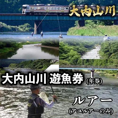 鮎　遊漁券　年券　ルアー ／大内山川漁業協同組合　釣り　川釣り　アウトドア　大紀ブランド　三重県　大紀町