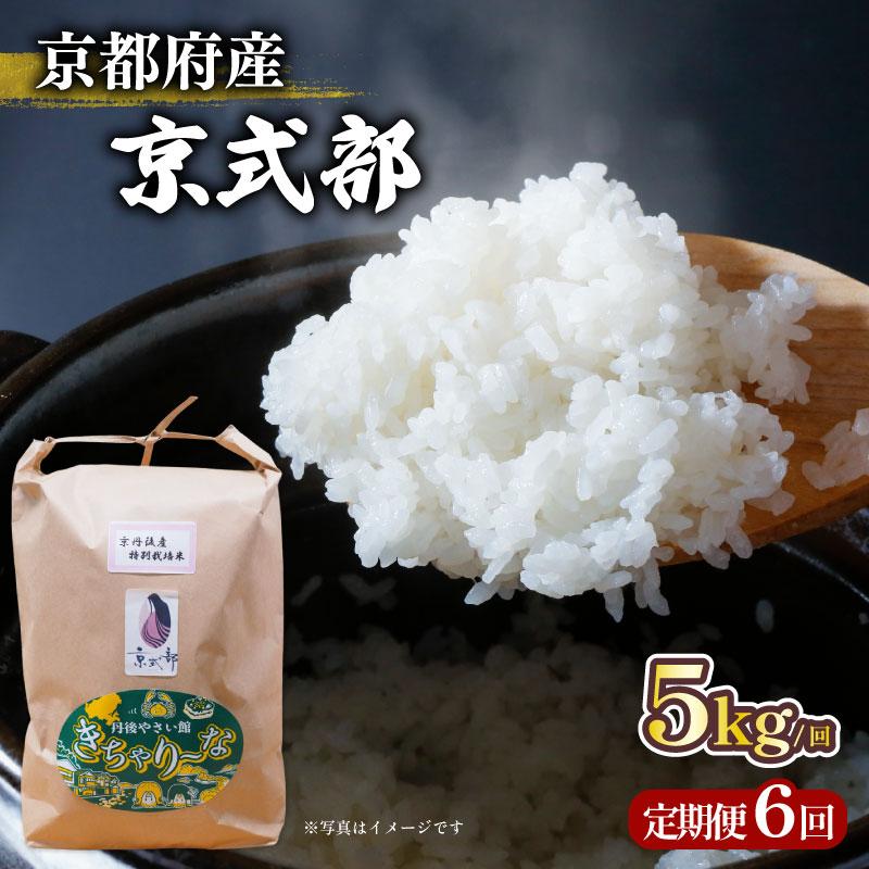 ふるさと納税 京都府 【毎月定期便】京都府産 ブランド米 京式部 5kg コシヒカリを基準米としたお米 全6回 6ヶ月
