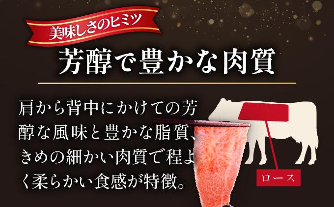 ＜定期便・全3回＞A4～A5等級！博多和牛 特選ロース 薄切り 1kg【久田精肉店】