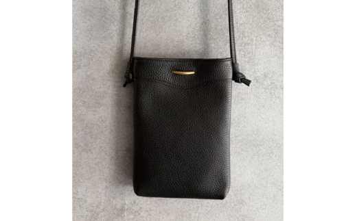 Coquette イタリアンレザー・日本製/ミニショルダーバッグ(ブラック)【1635929】