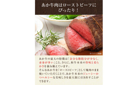 熊本県産あか牛ローストビーフ500g×2個《60日以内に出荷予定(土日祝除く)》 