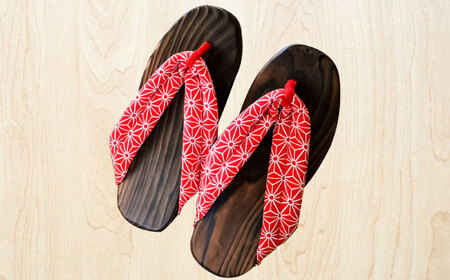 【選べるサイズ】日田下駄杉 (ビーチ) 2色2足セット　日田市 / 月隈木履工業所　日田杉 外履き サンダル[ARBJ015]