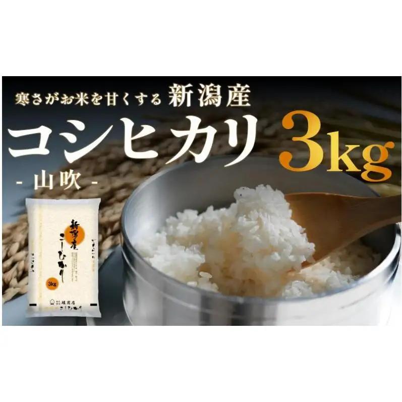 新潟産 コシヒカリ 3kg 令和7年産