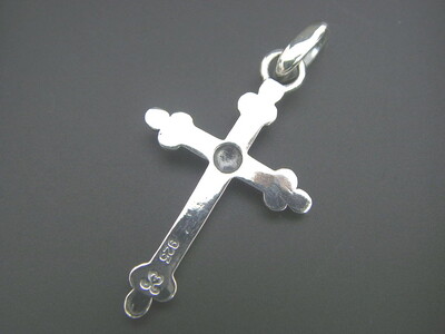 Grape cross pendant グレープ クロス ペンダント ｜ シルバー アクセサリー 十字架 モチーフ 925 ペンダントトップ ネックレス チャーム ジュエリー アクセ ファッション ハ
