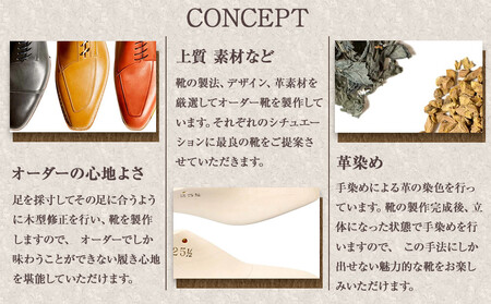 国産の上質革で丁寧にお仕立てする、紳士パターンオーダー靴お仕立て券