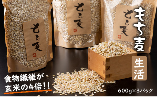 
もち麦（600g×3パック）サクサクごはん
