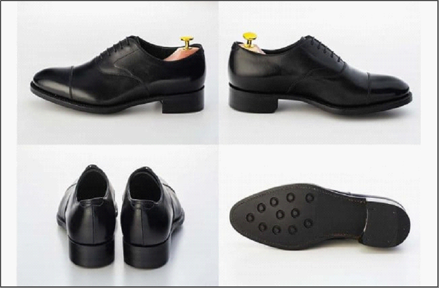 革靴 キャップトゥオックスフォード（ハンドソーン・ウェルテッド製法／博多製造）サイズ：26cm