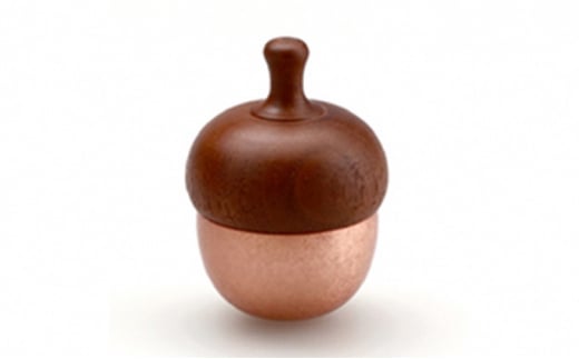 【高岡銅器】まどか どんぐりん Pink Gold　空穏KUON　おりん FAD-0656