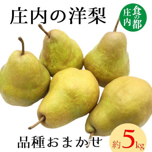 【ふるさと納税】食の都庄内　庄内の洋梨（品種おまかせ）約5kg（有限会社庄内旬青果）