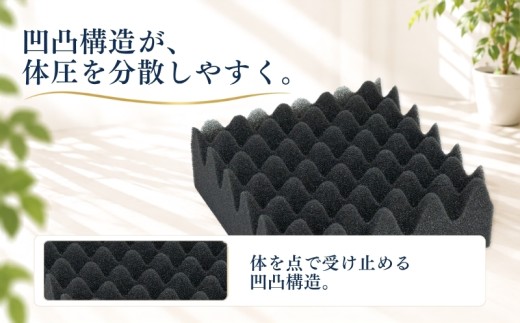 ア・ラエル らくらく敷ふとん プレミアム シングル 97×198×9cm 無地グレー 中材まで洗える 三つ折り 敷布団