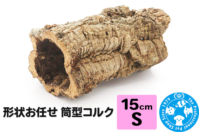 
形状お任せ 筒型コルク Sサイズ 長さ15cm エアプランツ 着生植物
