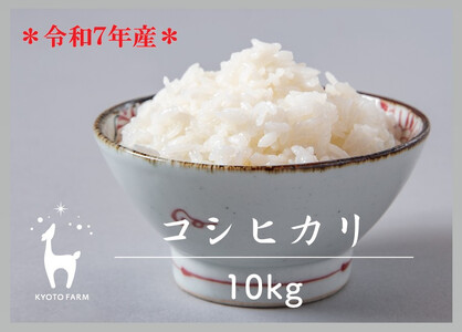 【京都ファーム】令和7年産 コシヒカリ 精米10kg